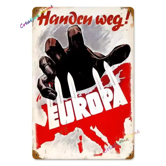 Hands off! Europe Poster