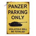 Panzer Parking Poster
