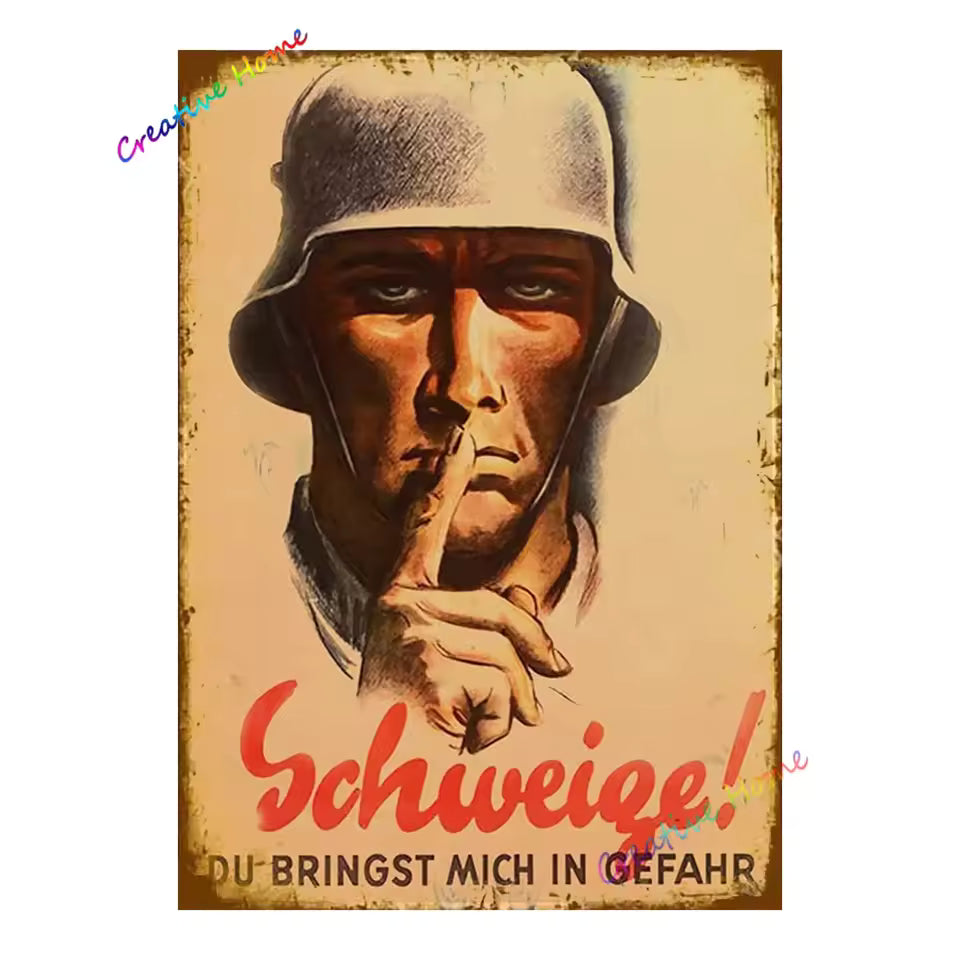 Schweigt Keep Quiet Poster