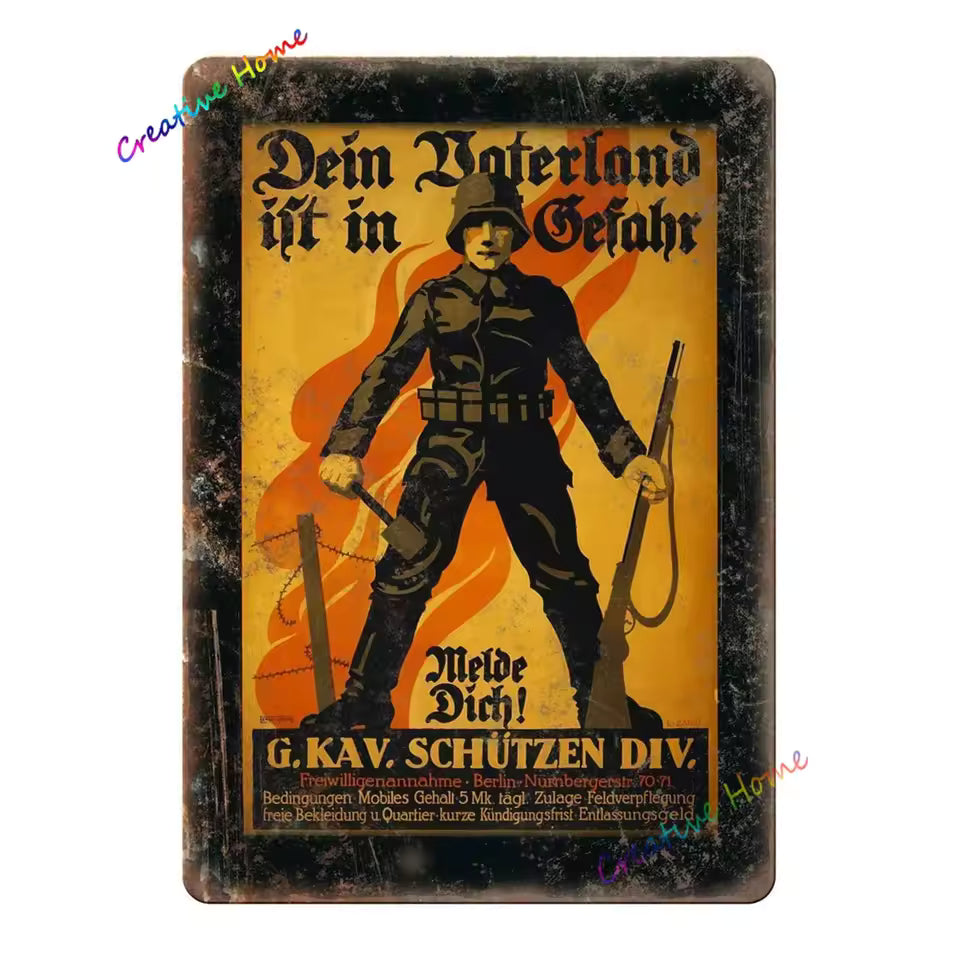 Enlist for the Fatherland Poster